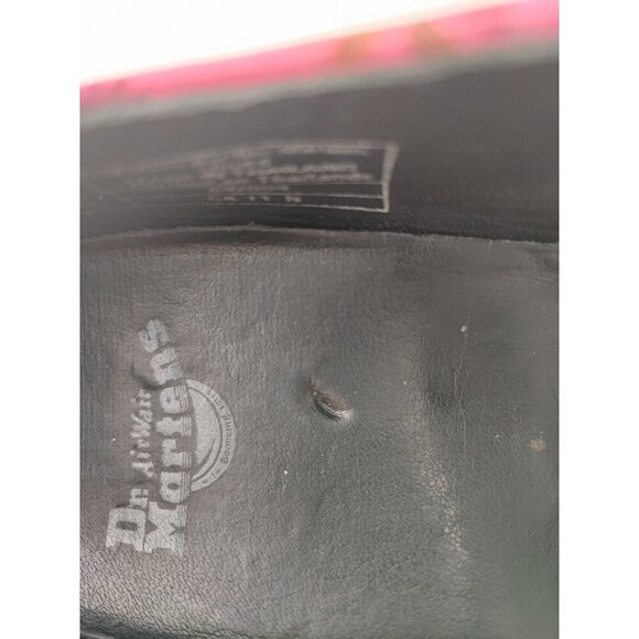 Dr Martens Women's Pascal Hole Floral Flower Pink Ankle Loafers 7US - Picture 9 of 11